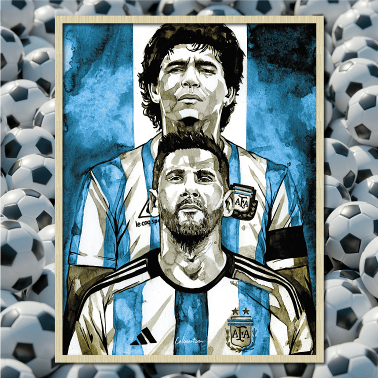 MARADONA e MESSI