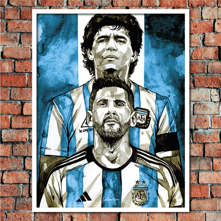 MARADONA e MESSI