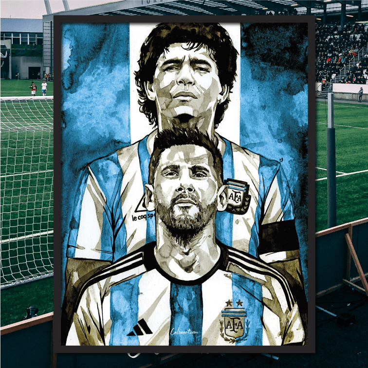 MARADONA e MESSI