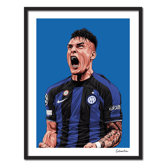 LAUTARO ESULTANZA DERBY CHAMPIONS LEAGUE