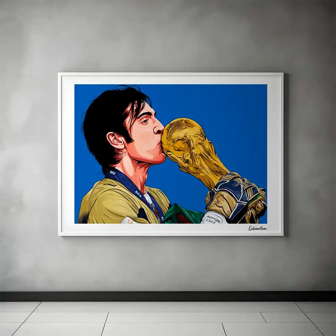 BUFFON BACIO COPPA DEL MONDO