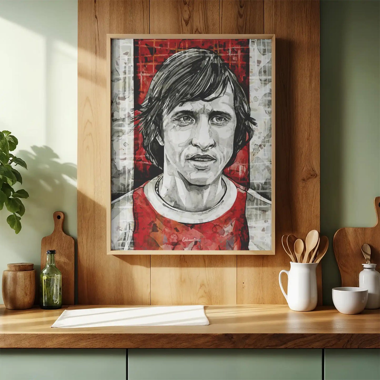 CRUIJFF - AJAX - ACQUERELLO