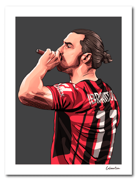 IBRAHIMOVIC con sigaro