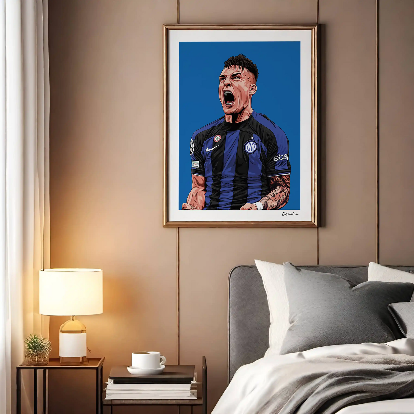 LAUTARO ESULTANZA DERBY CHAMPIONS LEAGUE