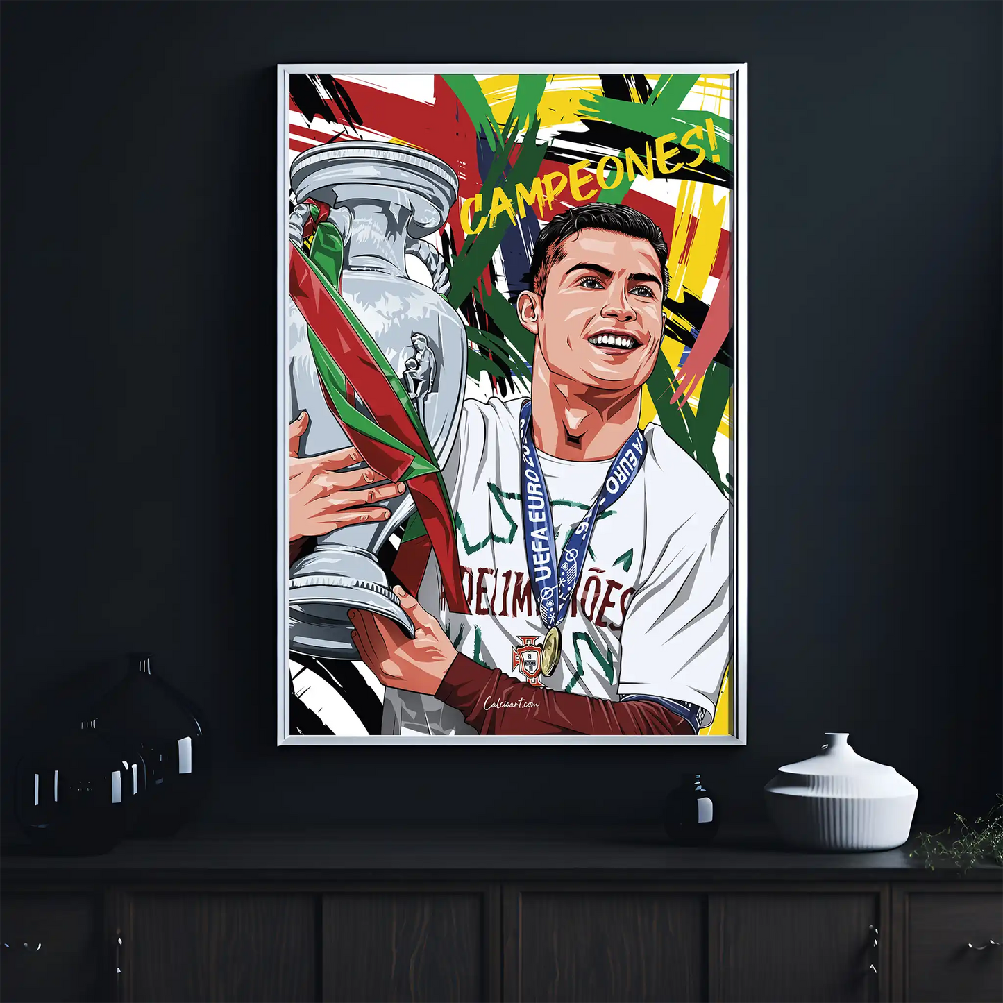 RONALDO - EURO CUP - STREET ART