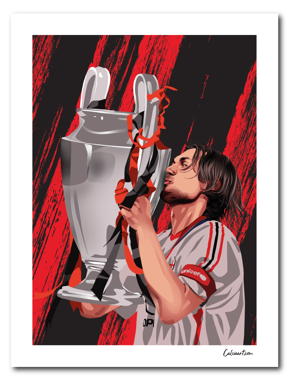 MALDINI CHAMPIONS LEAGUE ⭐️ EDIZIONE LIMITATA solo 🔟 ESEMPLARI numerati ⭐️