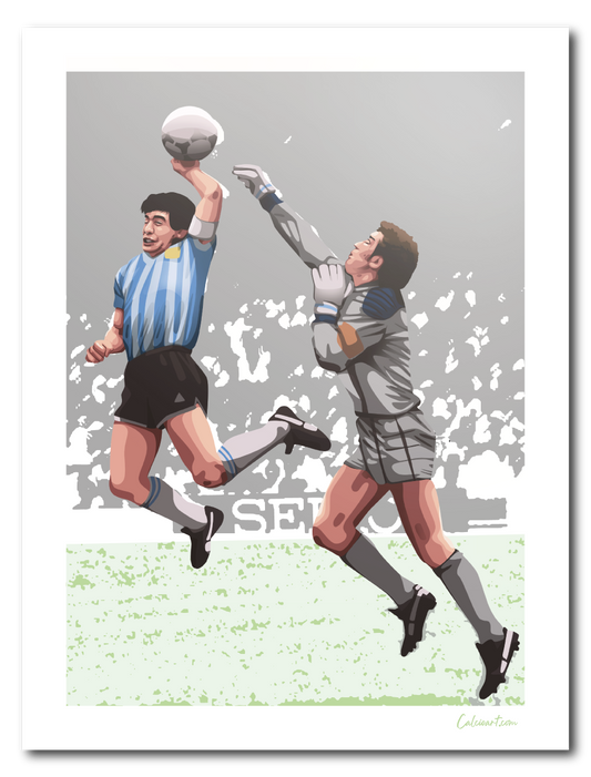 MARADONA - MANO DE DIOS - ⭐️ EDIZIONE LIMITATA solo  🔟 ESEMPLARI  numerati ⭐️