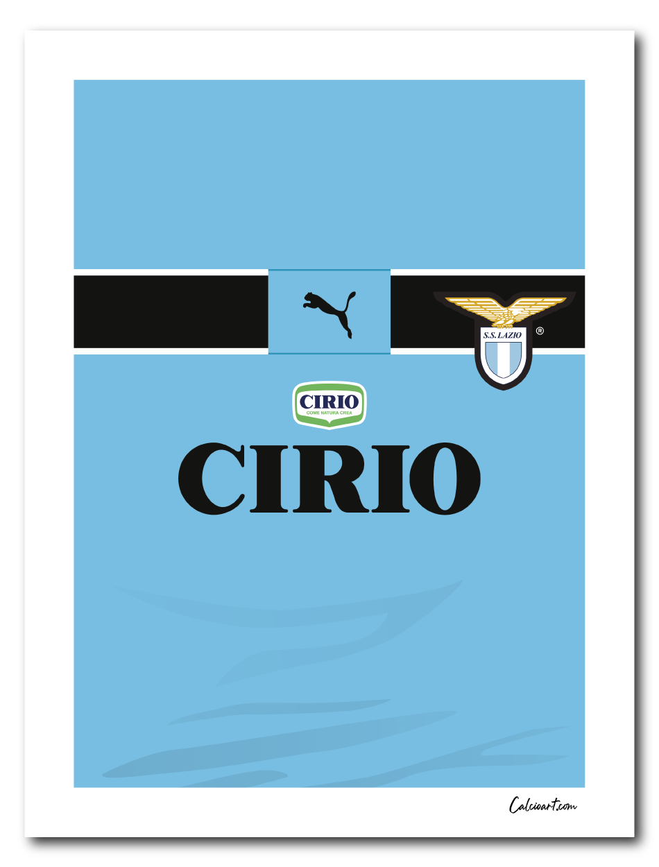 MAGLIA LAZIO - 1999/2000 - ANNO DELLO SCUDETTO
