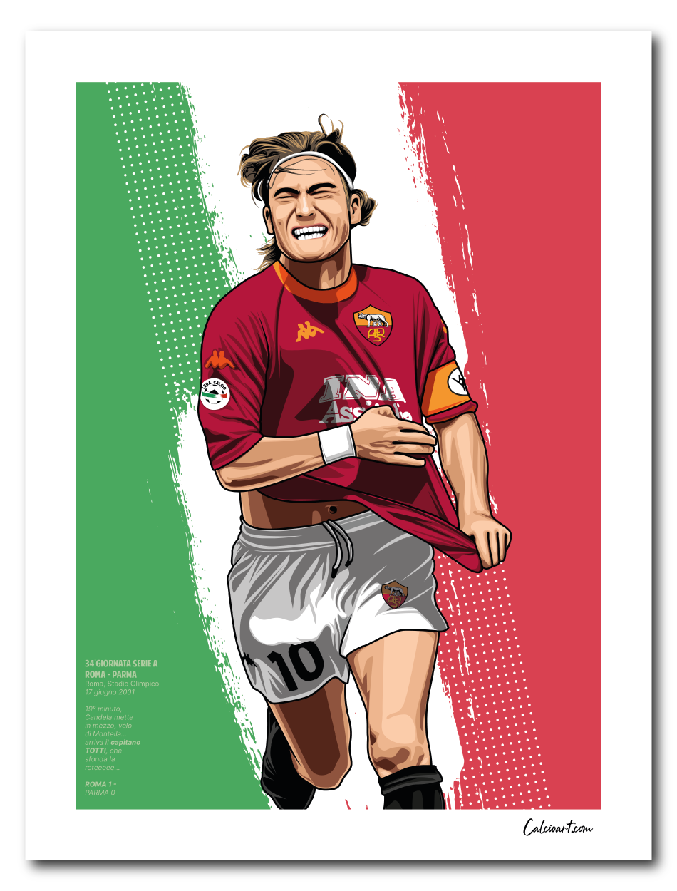 IL CAPITANO ⭐️ EDIZIONE LIMITATA solo 🔟 ESEMPLARI numerati ⭐️ GOL SCUDETTO