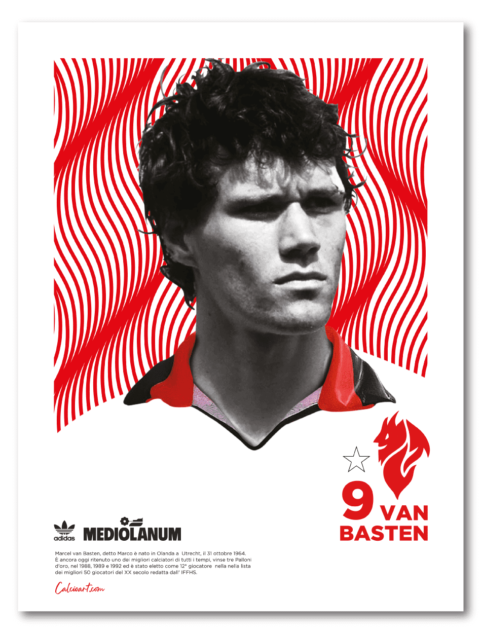 VAN BASTEN FIGURINA ANNI '80
