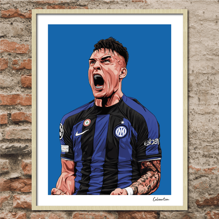 LAUTARO ESULTANZA DERBY CHAMPIONS LEAGUE