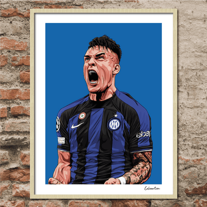 LAUTARO ESULTANZA DERBY CHAMPIONS LEAGUE