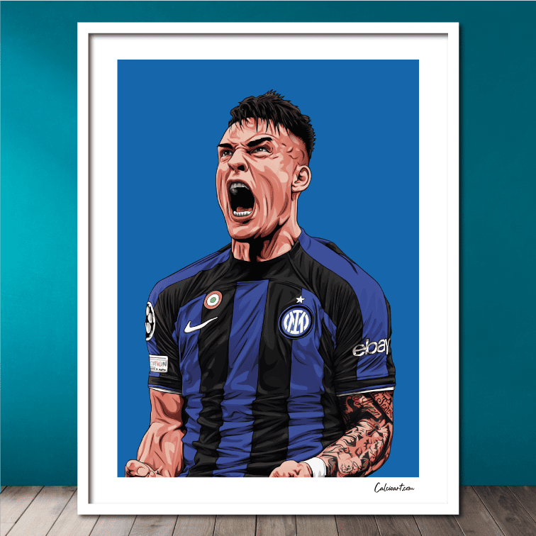 LAUTARO ESULTANZA DERBY CHAMPIONS LEAGUE