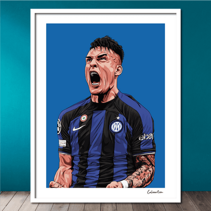LAUTARO ESULTANZA DERBY CHAMPIONS LEAGUE