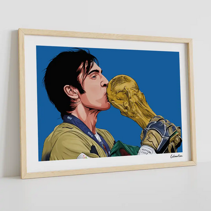 BUFFON BACIO COPPA DEL MONDO