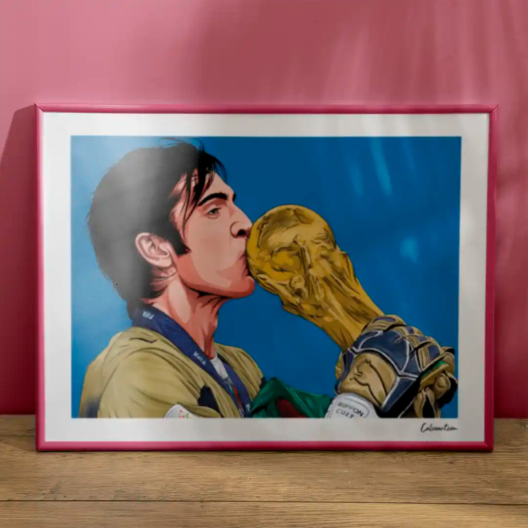 BUFFON BACIO COPPA DEL MONDO