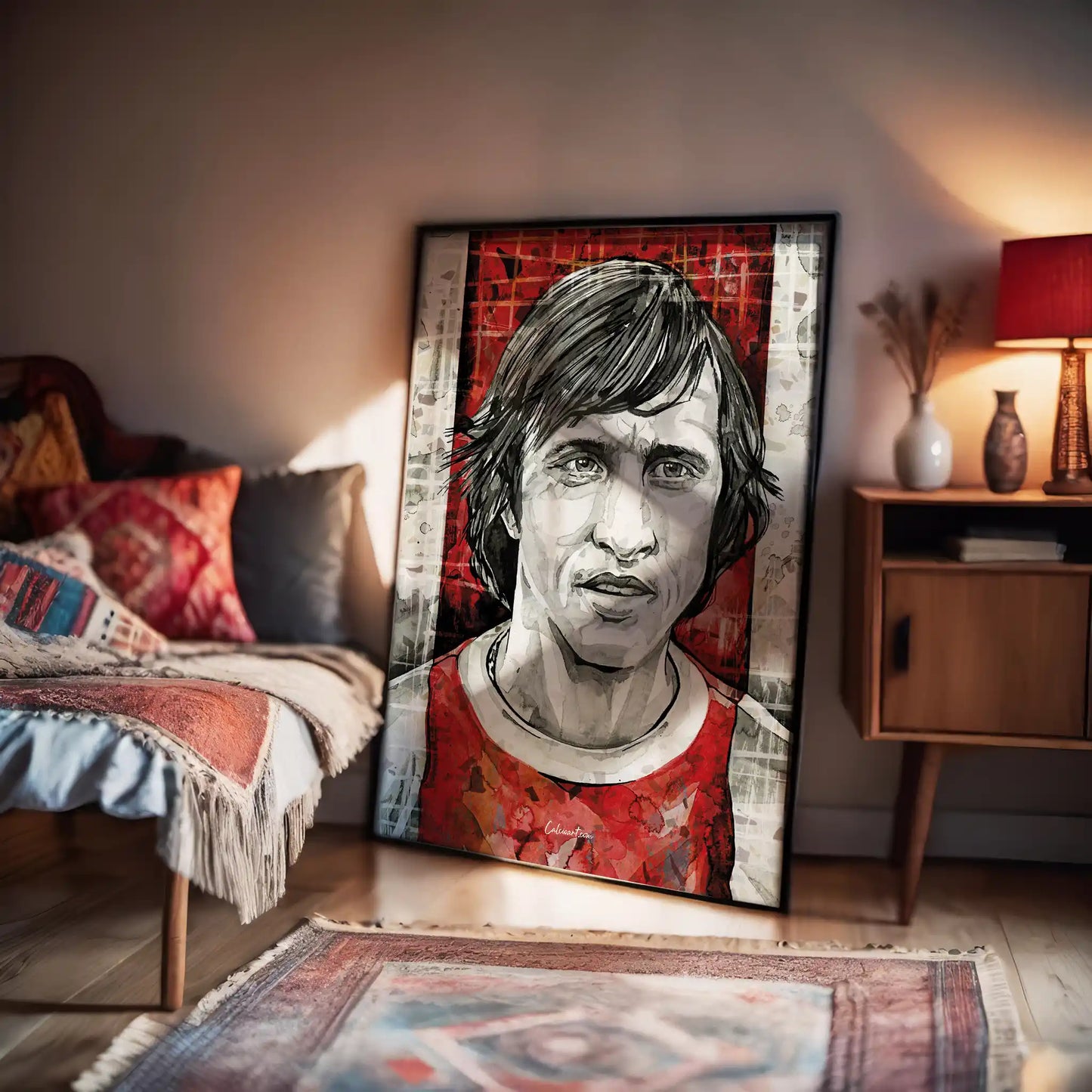 CRUIJFF - AJAX - ACQUERELLO