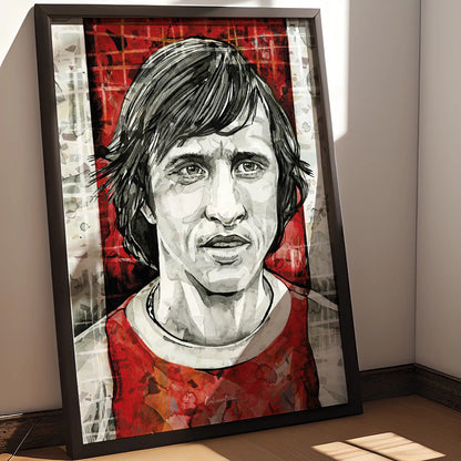 CRUIJFF - AJAX - ACQUERELLO