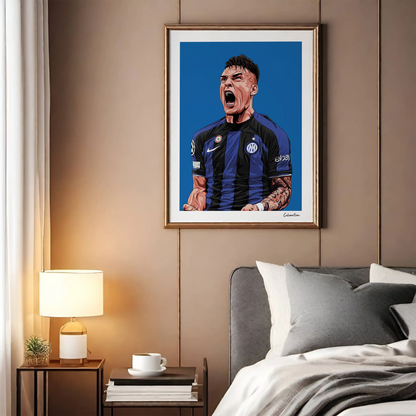 LAUTARO ESULTANZA DERBY CHAMPIONS LEAGUE