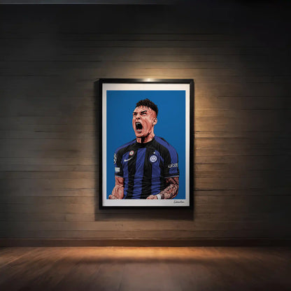 LAUTARO ESULTANZA DERBY CHAMPIONS LEAGUE