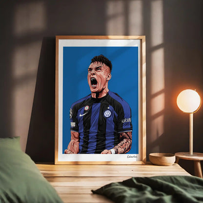 LAUTARO ESULTANZA DERBY CHAMPIONS LEAGUE