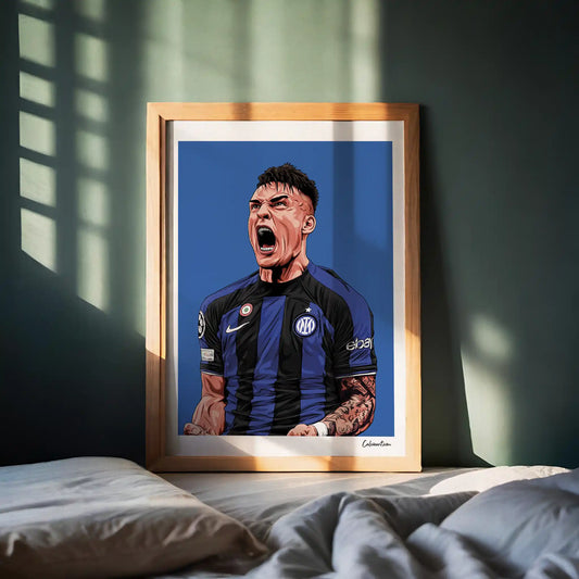 LAUTARO ESULTANZA DERBY CHAMPIONS LEAGUE