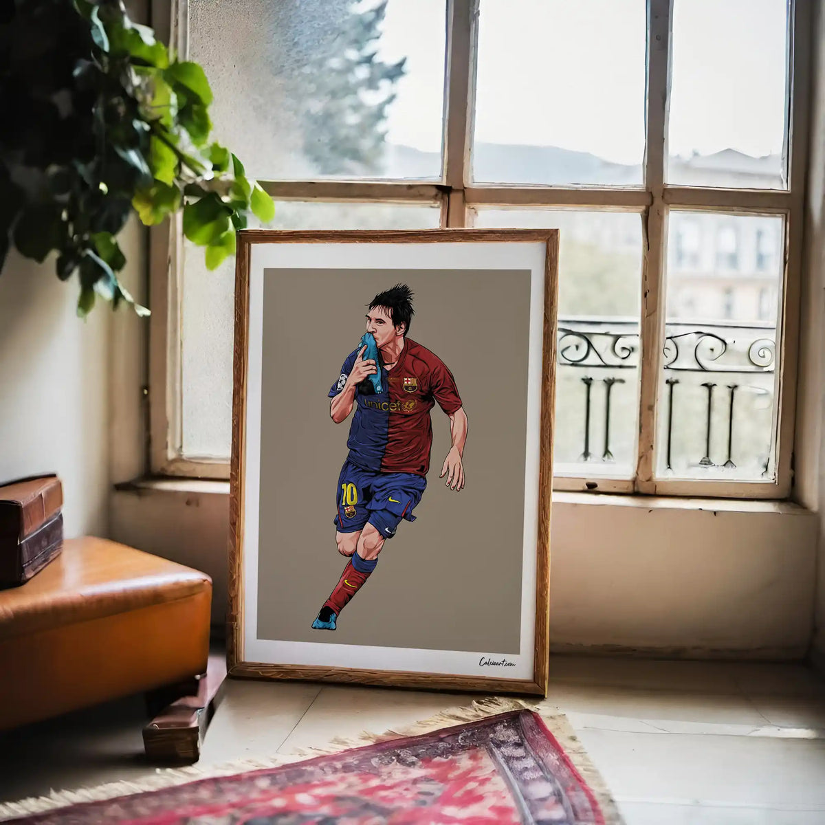 MESSI ESULTANZA BACIA LA SCARPA - FINALE CHAMPIONS LEAGUE
