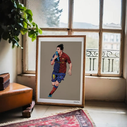 MESSI ESULTANZA BACIA LA SCARPA - FINALE CHAMPIONS LEAGUE