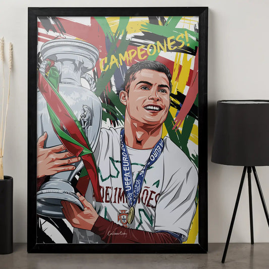 RONALDO - EURO CUP - STREET ART