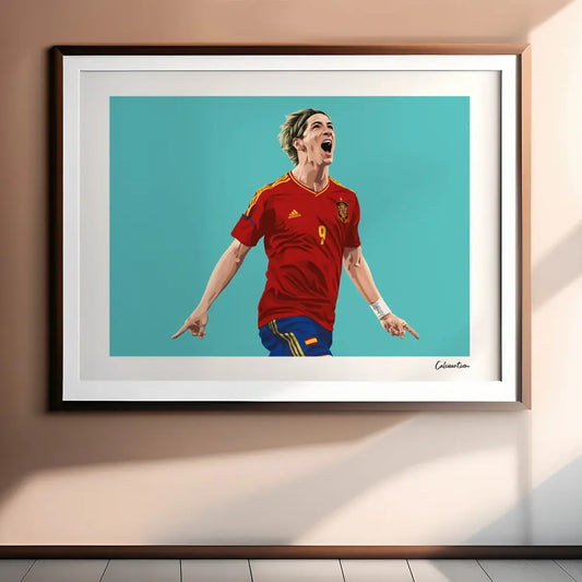 Poster El Niño - Torres — stampa CalcioArt in ambiente (1)