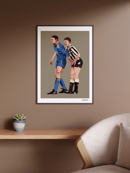 GASCOIGNE & VINNIE JONES