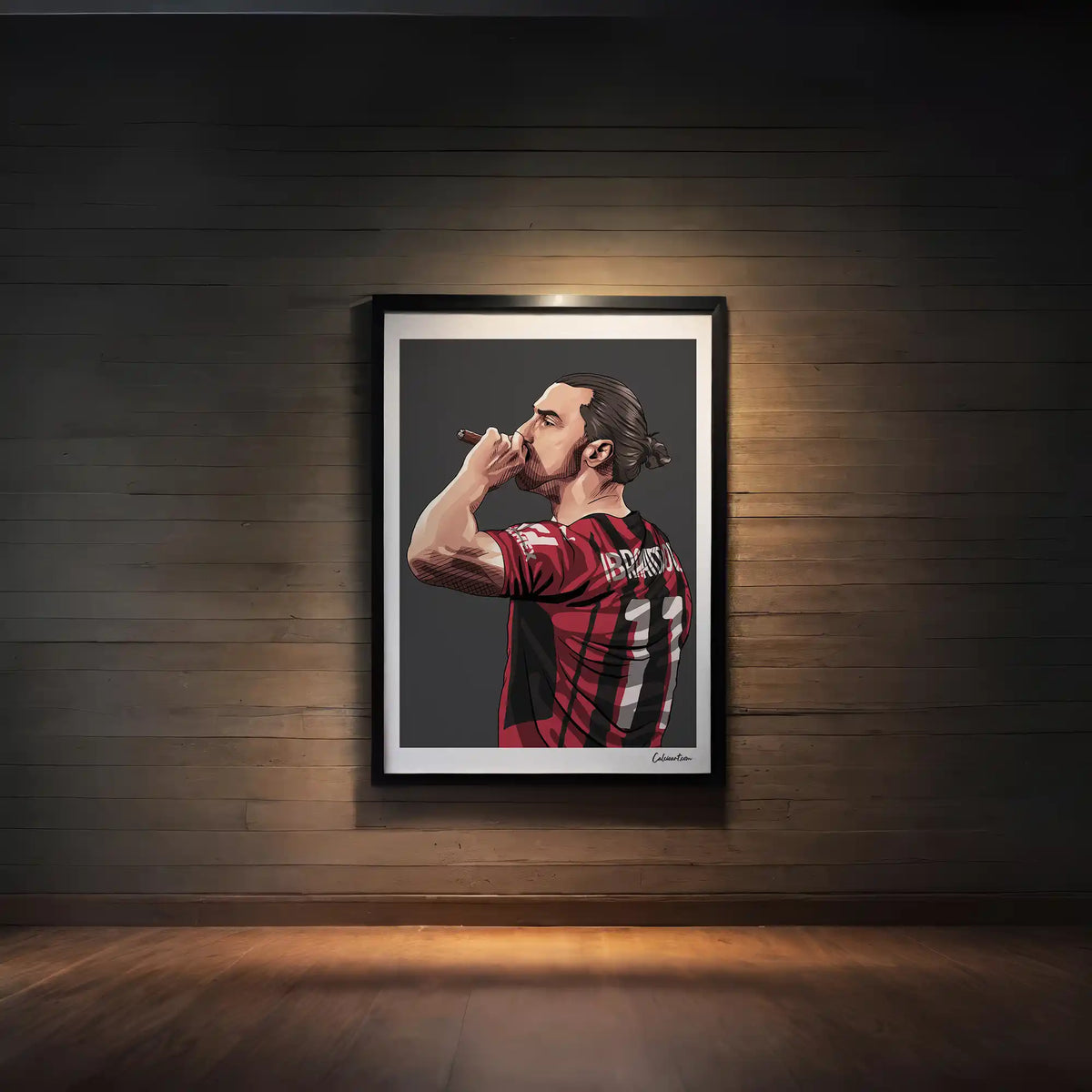 IBRAHIMOVIC con sigaro