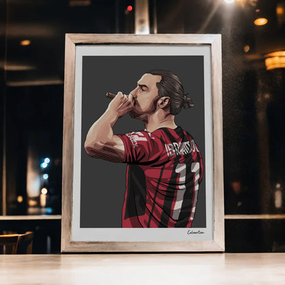 IBRAHIMOVIC con sigaro