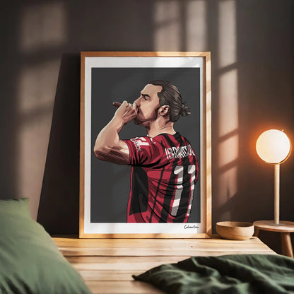 IBRAHIMOVIC con sigaro