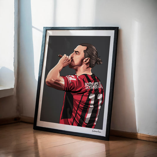 IBRAHIMOVIC con sigaro