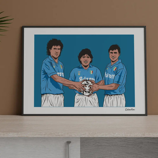 Poster La Ma - Gi - Ca — stampa CalcioArt in ambiente (1)