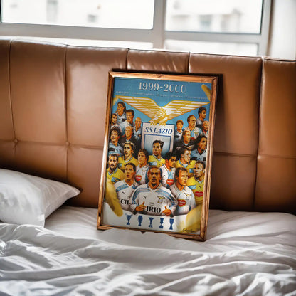 LAZIO 1999 - 2000 · poster in cornice, ambientazione 4