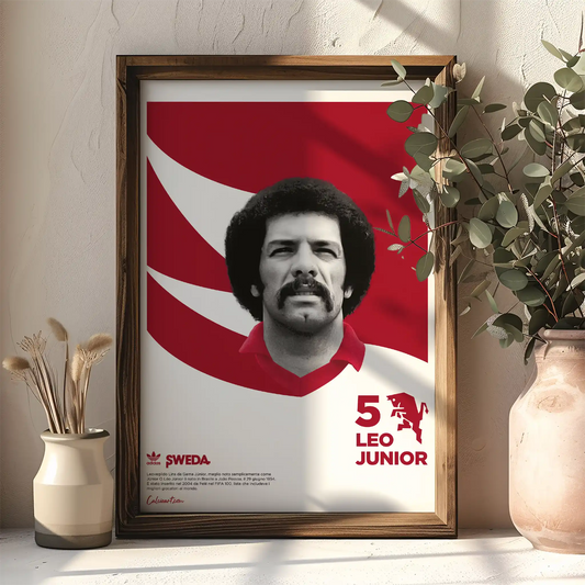 LEO JUNIOR FIGURINA ANNI '80 · poster in cornice, ambientazione 1