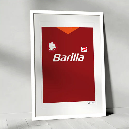MAGLIA ROMA 1982/1983 - ANNO SCUDETTO · poster in cornice, ambientazione 1