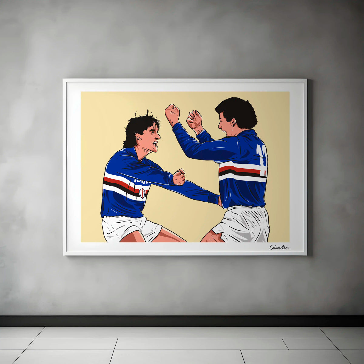 MANCINI e VIALLI · poster in cornice, ambientazione 1