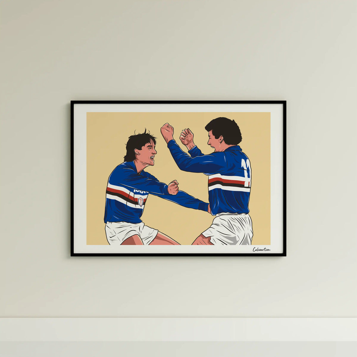 MANCINI e VIALLI · poster in cornice, ambientazione 2