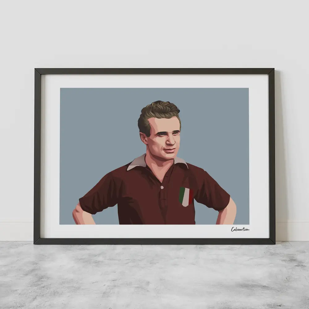 Poster Mazzola — stampa CalcioArt in ambiente (1)