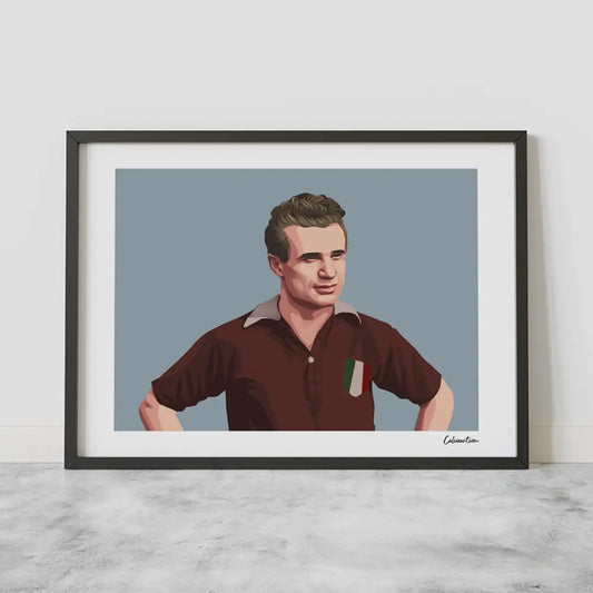 Poster Mazzola — stampa CalcioArt in ambiente (1)