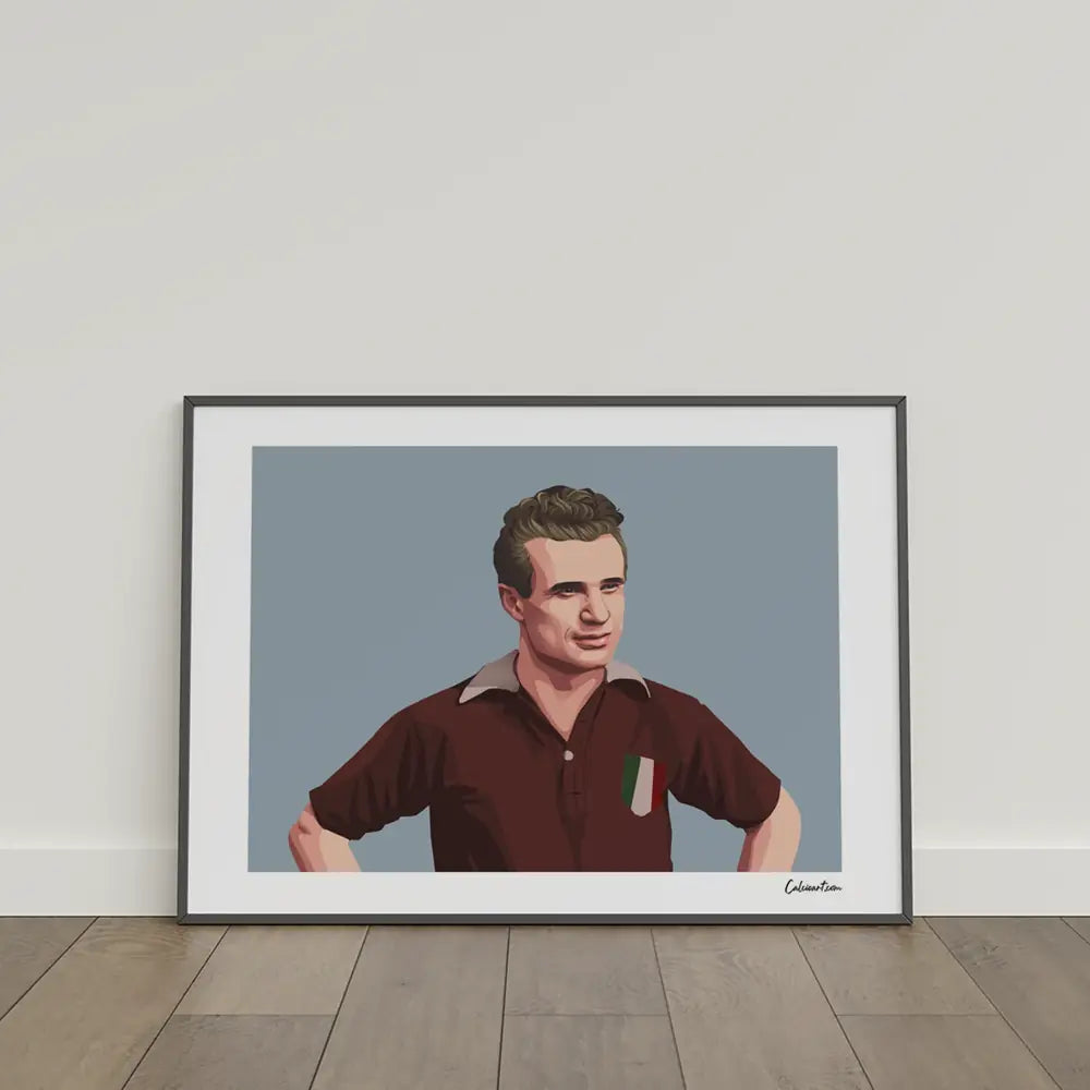Poster Mazzola — stampa CalcioArt in ambiente (2)