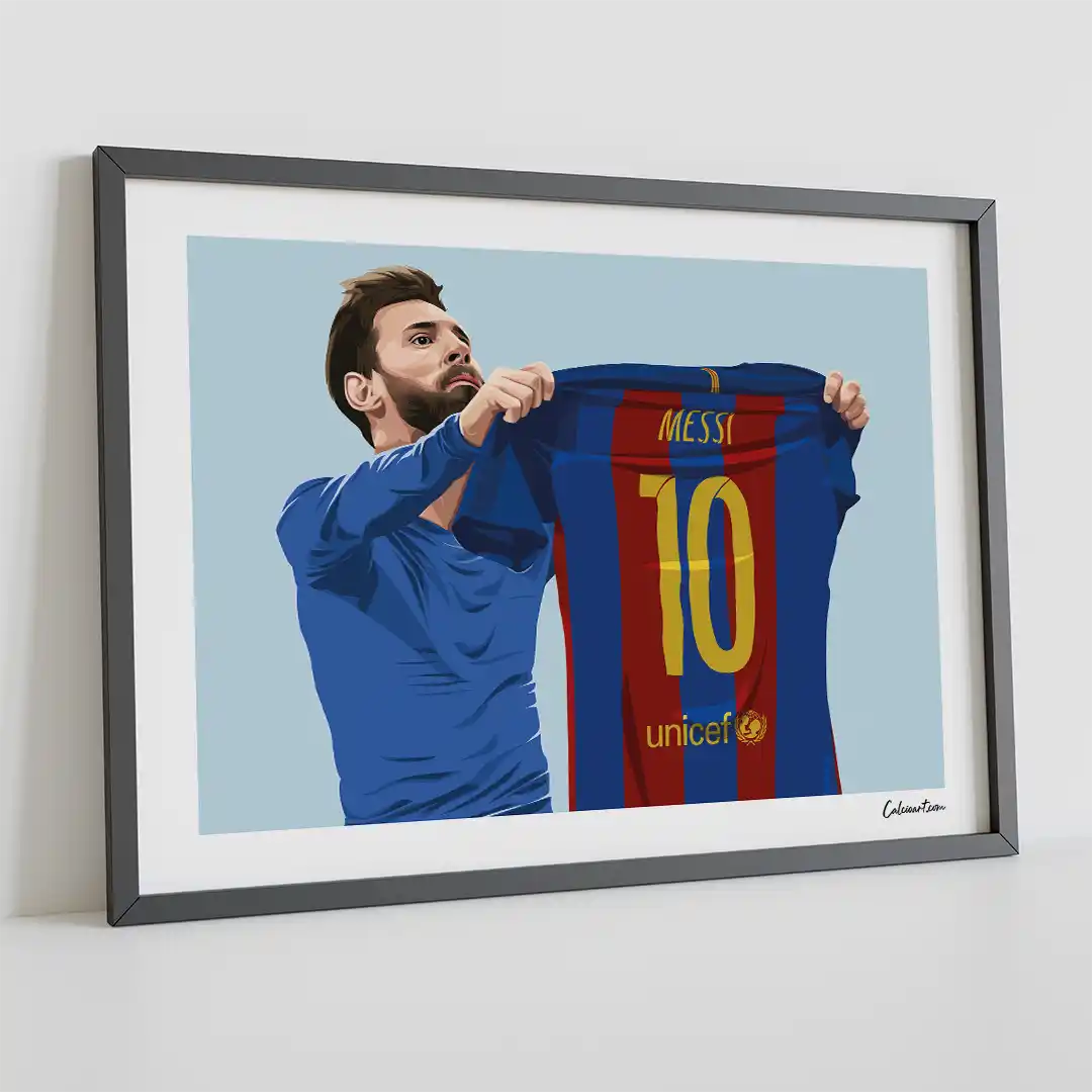 MESSI ESULTANZA BERNABEU vs REAL MADRID