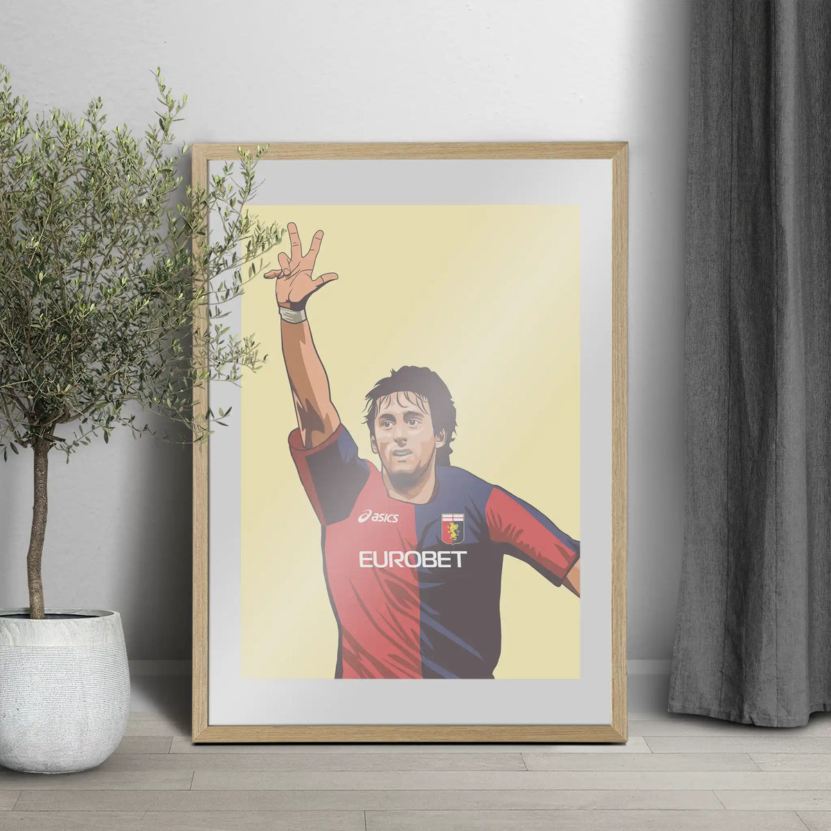 MILITO - GENOA · poster in cornice, ambientazione 2