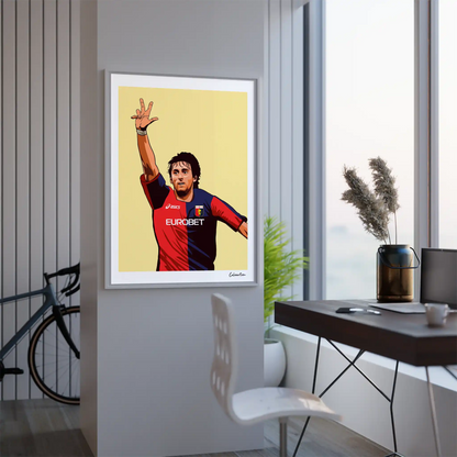 MILITO - GENOA · poster in cornice, ambientazione 3