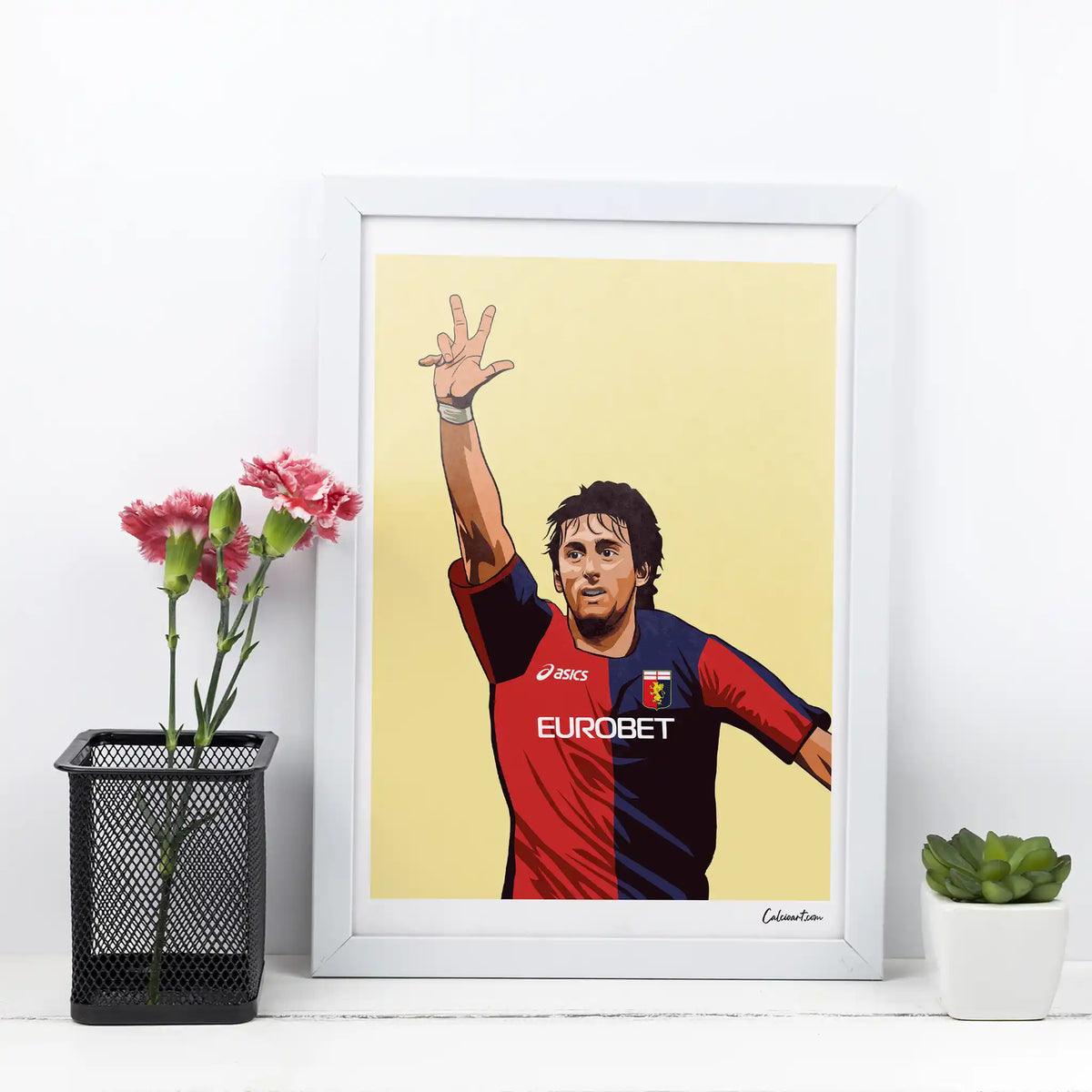 MILITO - GENOA · poster in cornice, ambientazione 4