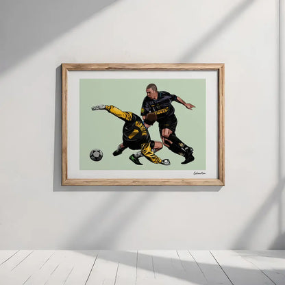 Poster Ronaldo - Finale Coppa Uefa — stampa CalcioArt in ambiente (3)