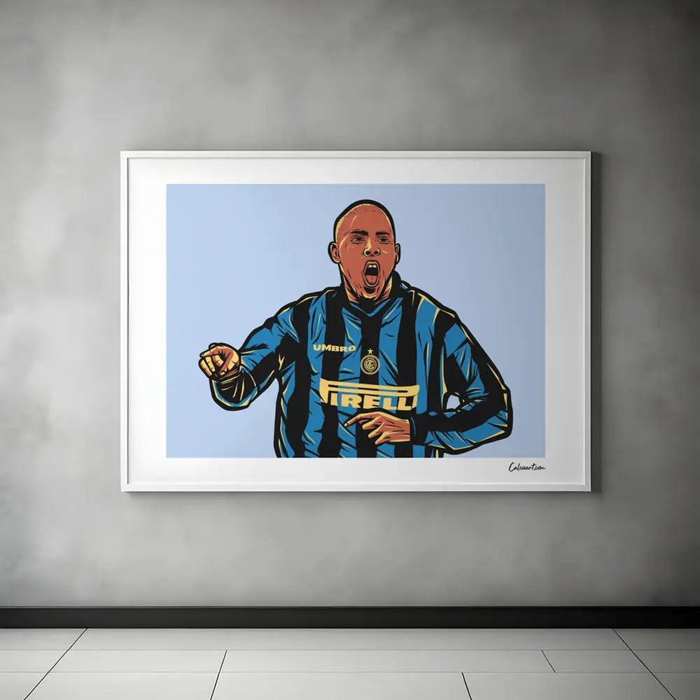 Poster Ronaldo — stampa CalcioArt in ambiente (4)